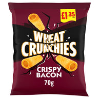 Wheat Crunchies Bacon Crisps 30 x 32g, 55p PMP
