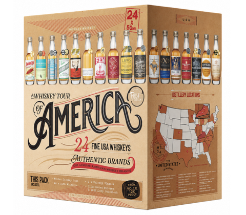 Tour Of America 2026 Edition 24 Day Whiskey Advent Calendar