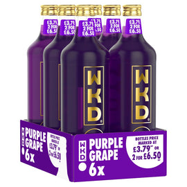 WKD Purple Grape Alcoholic Mix 6 x 700ml Bottles
