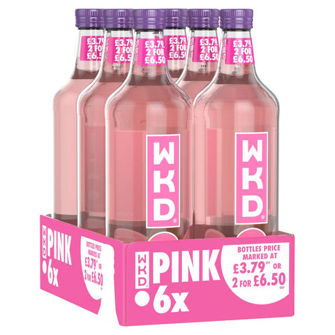 WKD Alcoholic Mix Pink Flavour 6 x 700ml Bottles