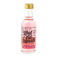 What Lies Beneath Rhubarb & Ginger Gin Liqueur 5cl Miniature