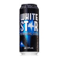 White Star Refreshing Apple Cider Cans 24 x 500ml Cans