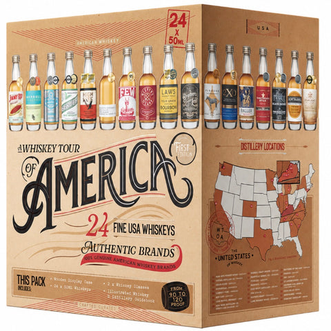 Luxury Whisky Advent Calendar - American Edition - Tour Of America