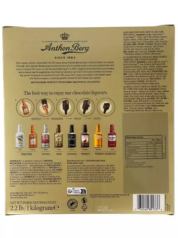 Anthon Berg Liqueur Filled Dark Chocolate Gift Box - Pack of 64