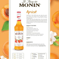 Monin Apricot Syrup 70cl