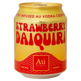 Au Vodka Strawberry Daiquiri Cocktail 200ml - NEW