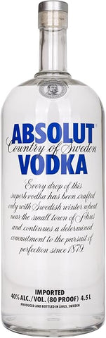 Absolut Blue Vodka 4.5 Litre - Rehobam
