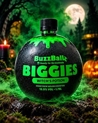 Buzzballz Cocktails Biggies - Witch's Potion 1.75Lt - Glow in the dark!!