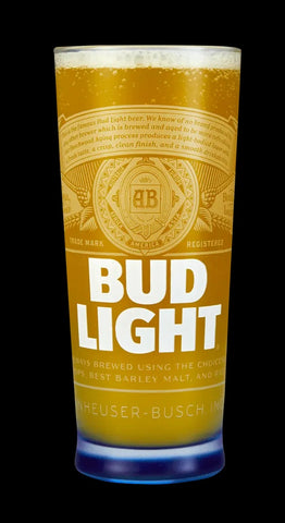 Bud Light - Pint Glass - 20oz -57cl