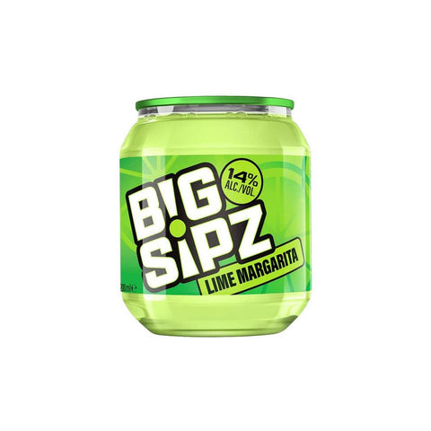 Big Sipz Lime Margarita 24 x 200ml