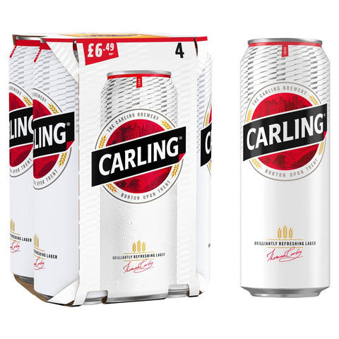 Carling Lager Pint Cans 24x568ml PM £6.49