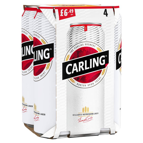 Carling Lager Pint Cans 24x568ml PM £6.49