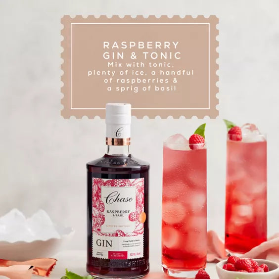 Chase Farm Raspberry Buy Chase Raspberry & Basil Gin 70cl - Limited Edition Online - 365 Drinks