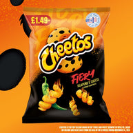 Cheetos Fiery Jalapeno & Cheese Sharing Crisps 12x70g PMP £1.49