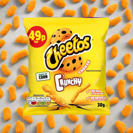 Cheetos Crunchy Cheese Snacks Crisps 49p PMP 30x30g