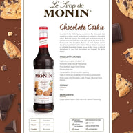 Monin Chocolate Cookie Syrup 70cl