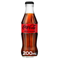 Coca Cola Zero Contour Bottle 24 x 200ml - Case