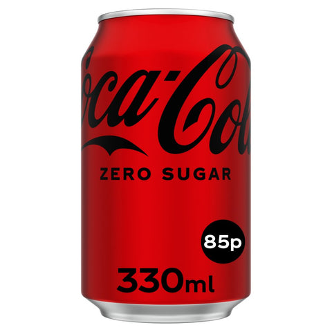 Coca-Cola Zero Sugar 24 x 330ml PMP 85p