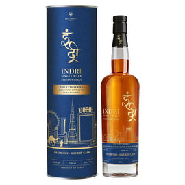 Indri Single Malt Indian Whisky The City Series 'Dubai Edition' Oloroso Sherry Cask Finish 75cl (Copy)