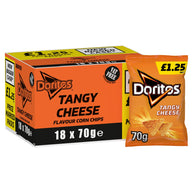 Doritos Crisps Tangy Cheese Tortilla Chips PM£1.25 18x70g