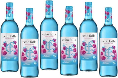 Echo Falls Blue Raspberry Fruit Fusion Case of 6 x 75cl - NEW