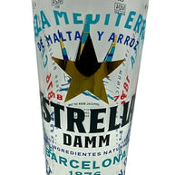 Estrella Damn Nucleated Pint Glass - Americas Cup Limited Edition - 20oz