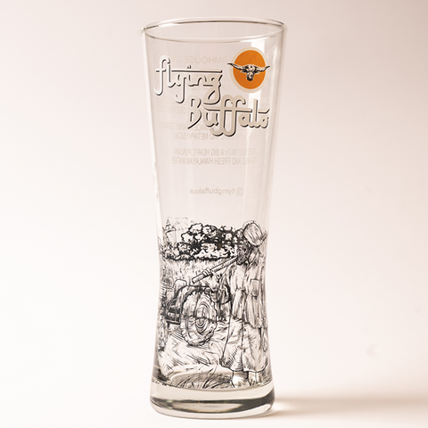 Flying Buffalo 330ml 12oz Beer Glass