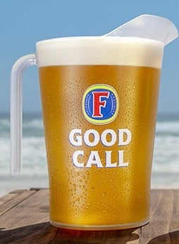 Fosters 'Good Call' 4 Pint Pitcher Jug