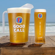 Fosters 'Good Call' 4 Pint Pitcher jug & 2 Fosters Glass