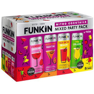 Funkin Nitro Cocktails Mixed Party Pack 8 X 200ml - Dated Best Before July 2026