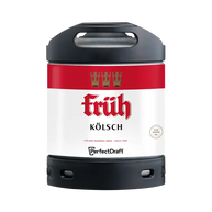 FRÜH Kölsch Perfectdraft 6L Keg - NEW - Dated B.B 12/2025