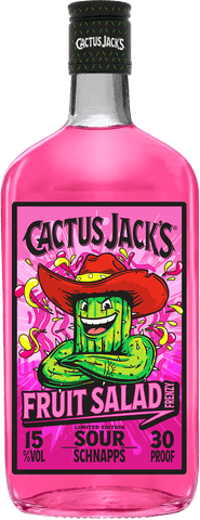 Cactus Jack's Limited Edition Fruit Salad Frenzy Sour Schnapps 50cl -Limited Edition