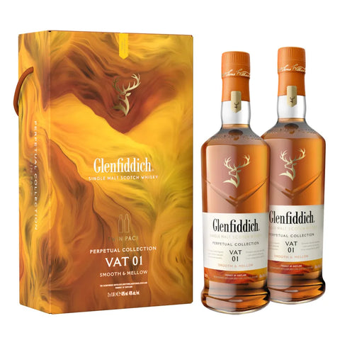 Glenfiddich Perpetual Collection Vat 01 Single Malt Scotch Whisky - Twinpack - 2 x 1lt Bottles