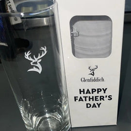 Glenfiddich Highball Glass in Fathers Day Gift Box