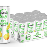 Glug 100% Pineapple Juice 12 x 320ml Cans