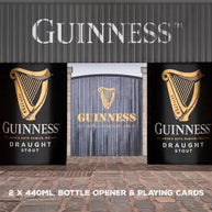 Guinness 2 x 440ml, Bottle Opener & Playing Cards
