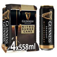 Guinness Nitrosurge Stout Beer Cans 24 x 558ml - Full Case