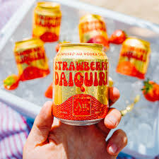 Au Vodka Strawberry Daiquiri Cocktail 200ml - NEW