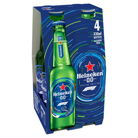 Heineken 0.0 Alcohol Free Premium Lager Beer 0% ABV Bottles 24x330ml