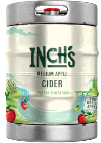 Inch's Medium Apple Cider - 50L / 11Gall / 88 Pints Keg