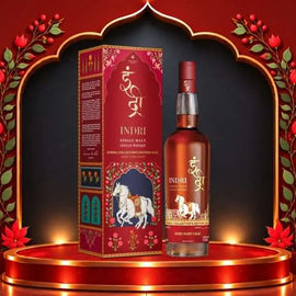 Indri Diwali Collectors Edition 2026 Ruby Port Cask Indian Whisky 70cl