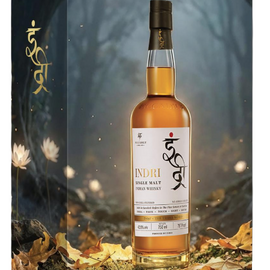 Indri Trini The Three Wood Indian Single Malt Limited Edition Gift Set 70cl