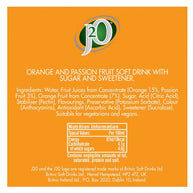 J2O Orange & Passion Fruit 4 x 275ml Bottles