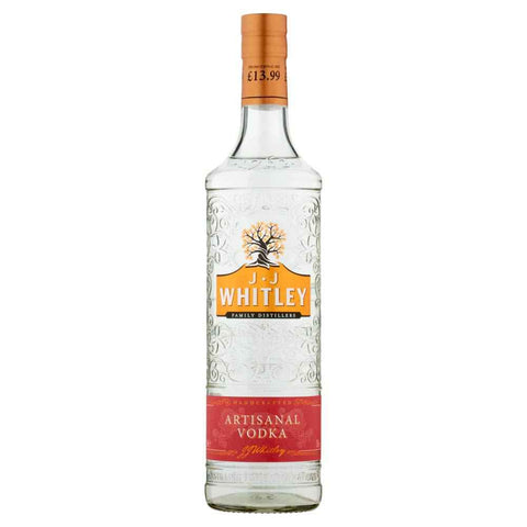 J.J Whitley Artisanal Vodka 70cl PM £13.99