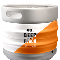 Jubel Peach Lager Keg - 30Lt / 6.6gall / 53 Pints