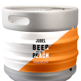 Jubel Peach Lager Keg - 30Lt / 6.6gall / 53 Pints