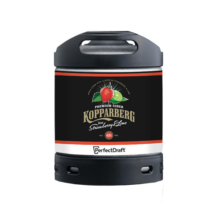 Buy Kopparberg Strawberry and Lime Cider 6L PerfectDraft Keg Online ...
