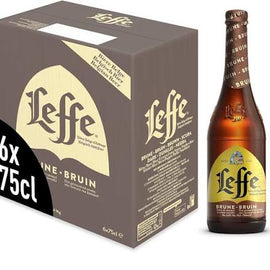 Leffe Brune Dark Beer 6 x 750ml Bottles