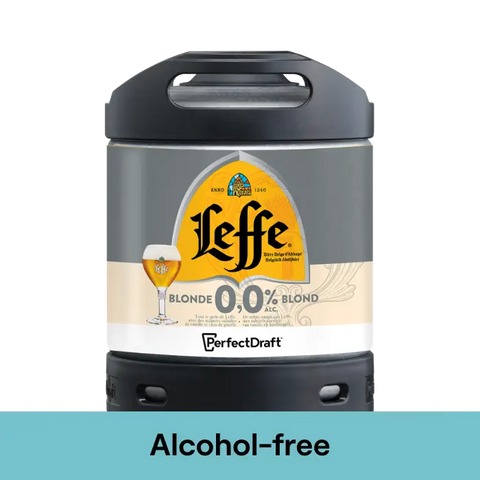 Leffe Blonde (0.0% ABV) Alcohol Free 6L Perfect Draft Keg