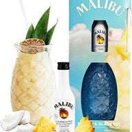 Malibu and Glass Gift Set